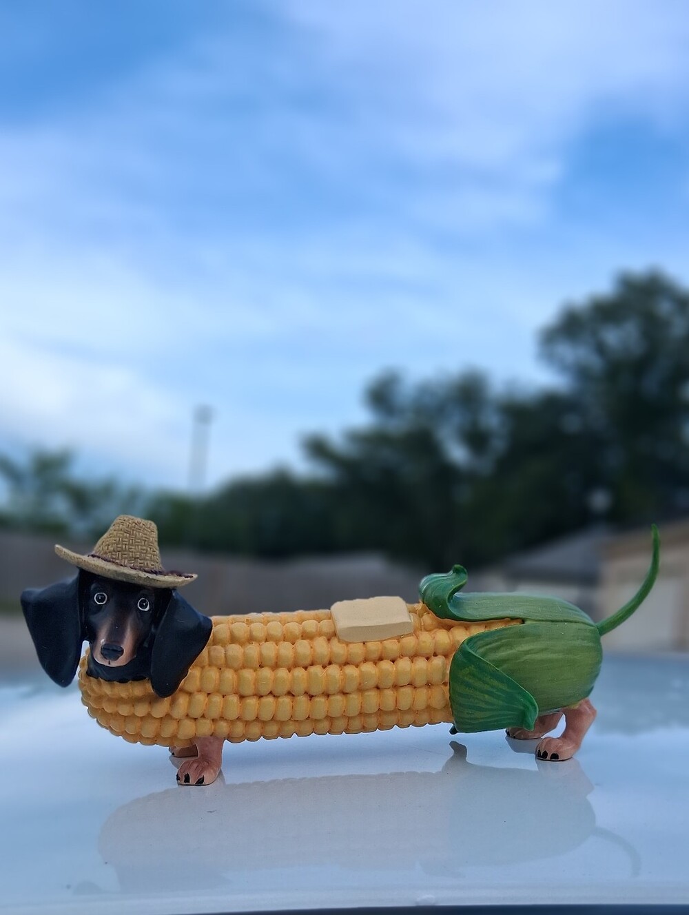 WESTLAND Corn Dog Dachshund Figurine Art NWT - Picture 6 of 11
